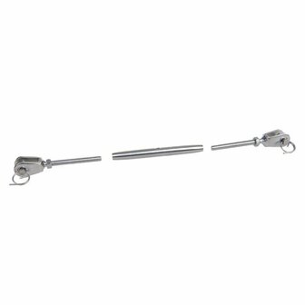 Tenditore a guanto M5 per vela  2 5 mm  acciaio inox A4 AISI 316