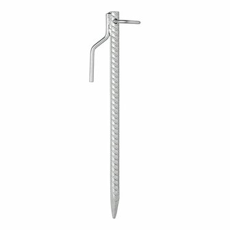 Picchetto da terra 41cm con gancio e anello