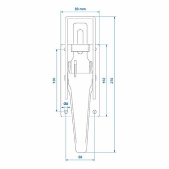 Blocco di tensione Tico 270x80mm