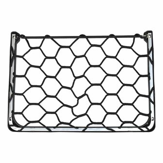 Rete portaoggetti elastica 31x21cm con telaio in plastica NS-10