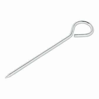 Picchetto per tenda 19cm alluminio con occhiello 10 pezzi in sacchetto di plastica