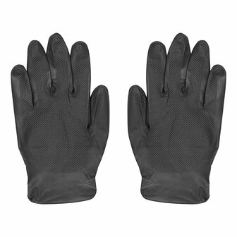 Guanti in nitrile Gripp-It XL neri dispenser box da 50 pezzi