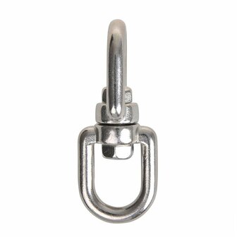 Serratura girevole 8mm  acciaio inox A4 AISI 316  occhio occhio  2.500 daN