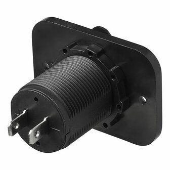 Scatola da incasso USB doppia tipo A 3100mA 12V 24V