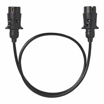 Cavo prolunga 1M con 2x spina 7 poli PVC