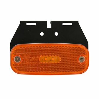 Luce di posizione laterale 10-30V arancione 110x45mm LED con supporto