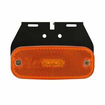 Luce di posizione laterale 10-30V arancione 110x45mm LED con supporto
