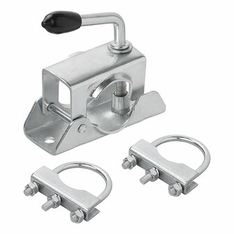 Morsetto 48mm per ruotino anteriore + 2x staffa a U 60 70mm