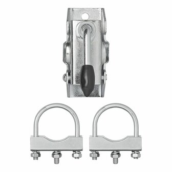 Morsetto 48mm per ruotino anteriore + 2x staffa a U 60 70mm