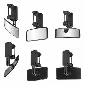 Specchio interno 115 x 55 mm con morsetto