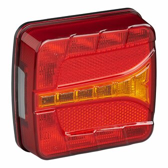 Fanale posteriore 4 funzioni 106 x 99 mm LED destro