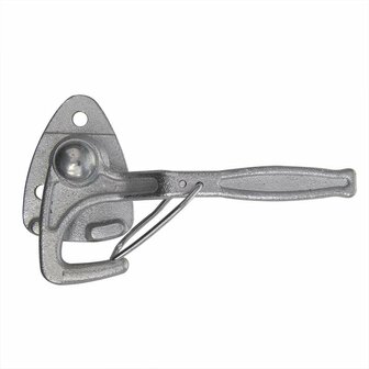 Gancio valvola n. 0 destra 140mm con occhiello avvitabile