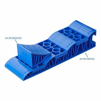 Cunei fermaruota - set da 2 pezzi per livellatore 361560V02
