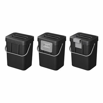 Pattumiera con coperchio 5L per roulotte camper