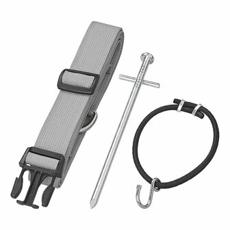Set di cinghie antitempesta 2x 2 90 m