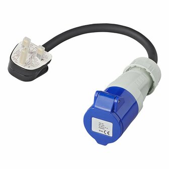 Cavo prolunga 40cm 3x2 5mm&sup2; da spina UK a CEE