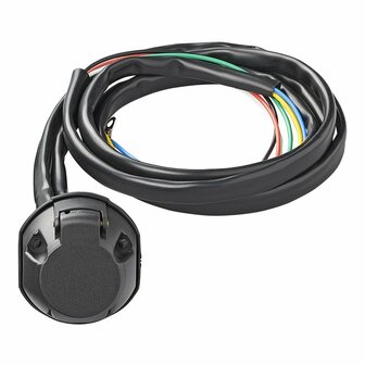 Kit cablaggio gancio traino 7 poli PVC + cavo 1 50M