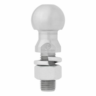 Gancio di traino a sfera dritto M24 x 55mm omologato tipo E