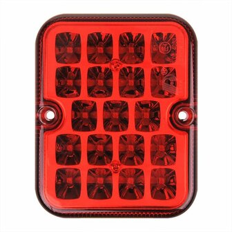 Fanale fendinebbia posteriore 100x81mm 19LED
