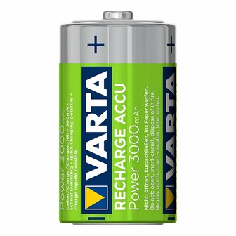 Batterie Varta Recharge Accu Power D 3000 mAh 2 pezzi