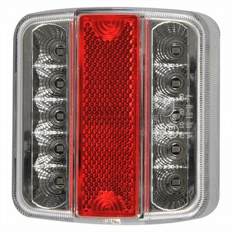 Fanale posteriore 4 funzioni 98x105mm 14LED con EC 5 pin