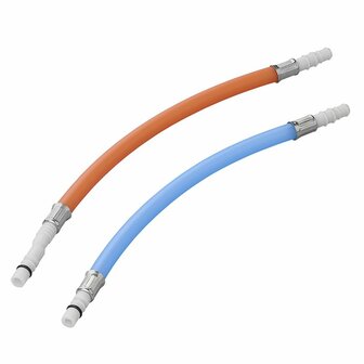 Raccordo flessibile 25 cm rosso + blu in sacchetto di plastica