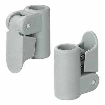 Morsetto per tubo per palo tenda con sgancio rapido 19-22mm - set da 4 pezzi