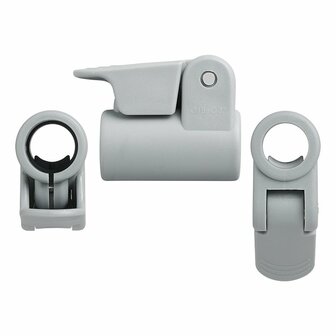 Morsetto per tubo per palo tenda con sgancio rapido 19-22mm - set da 4 pezzi
