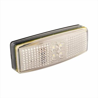 Lampada di segnalazione 12 24V bianco 110x40mm LED