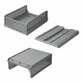 Organizer da cucina impilabile a 2 strati