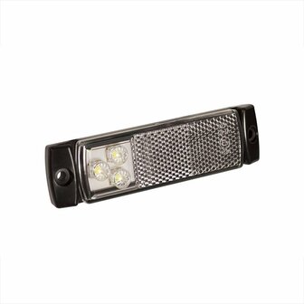 Lampada di segnalazione 12 24V bianco 126x30mm LED