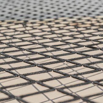 Rete per rimorchio 2 00 x 3 00 m estensibile con corda elastica