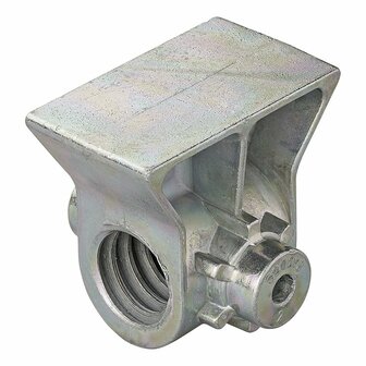 Blocco mandrino di supporto angolare  M20 x dia 15 mm adatto per dadi in plastica