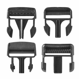 Set di cinghie antitempesta 2x3M con clip