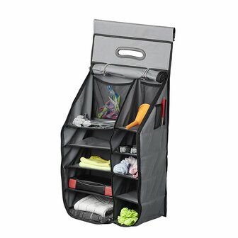Organizer 14 scomparti 40 x 78 x 26 cm con tasca con cerniera + keder da 7 mm