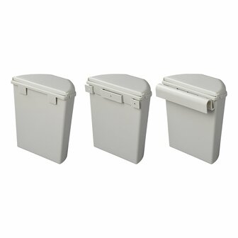 Pattumiera con coperchio 6L per roulotte camper