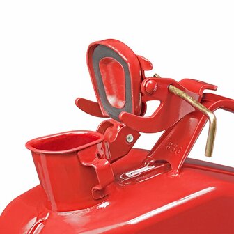 Tanica 5L metallo rosso omologata UN-TuV GS