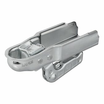 Giunto a sfera in acciaio verticale 2 fori quadrati 70mm 1300kg frenato