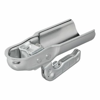 Giunto a sfera in acciaio verticale 2 fori tondi 70mm 1300kg frenato