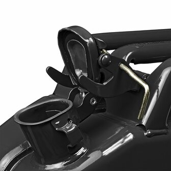Tanica 10L metallo nero omologata UN TuV GS