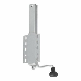 Supporto chiglia regolabile per rimorchio barca 40 x 40 mm  estensibile 385-535 mm  200 kg