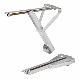 Supporto angolare per roulotte compatto 500kg 460x195mm H:440mm