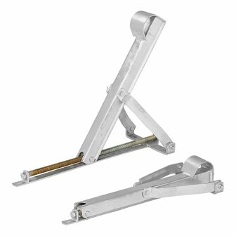 Supporto angolare per roulotte compatto 500kg 460x195mm H:440mm