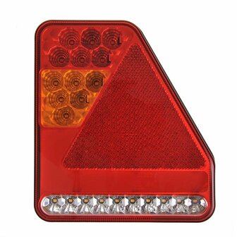 Fanale posteriore 5 funzioni 208x188mm 22LED destro UK