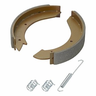 Set ganasce freno adatte per Peitz R234-76 230x40mm