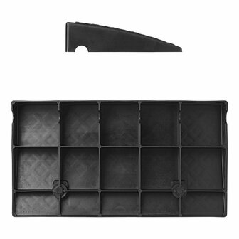 Blocco rampa per bordo rialzato 70mm nero - set da 2 pezzi