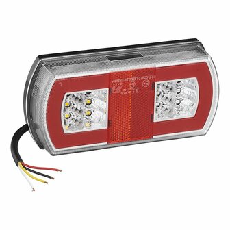 Fanale posteriore 5 funzioni 225 x 105 mm 43LED sinistro