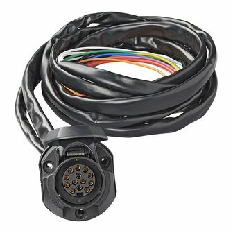 Kit cavi gancio traino 13 poli PVC tipo Jaeger + cavo 1 50M
