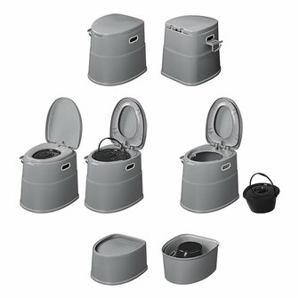 Toilette portatile divisibile