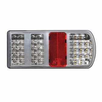 Fanale posteriore 5 funzioni 225x105mm 43LED destro